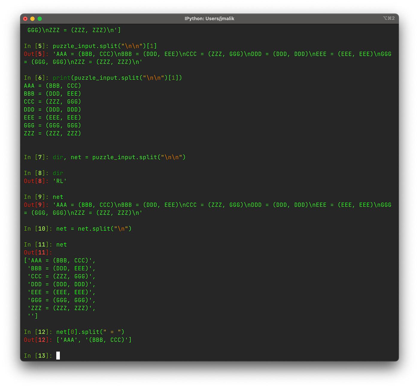 Day 8] Haunted Wasteland  Advent of Code 2023 (Python) | by Jatin K Malik  | Dec, 2023 | Medium