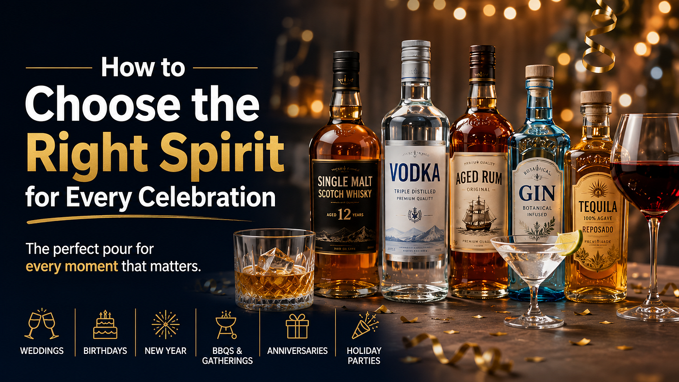 How to Choose the Right Spirit for Every Celebration?