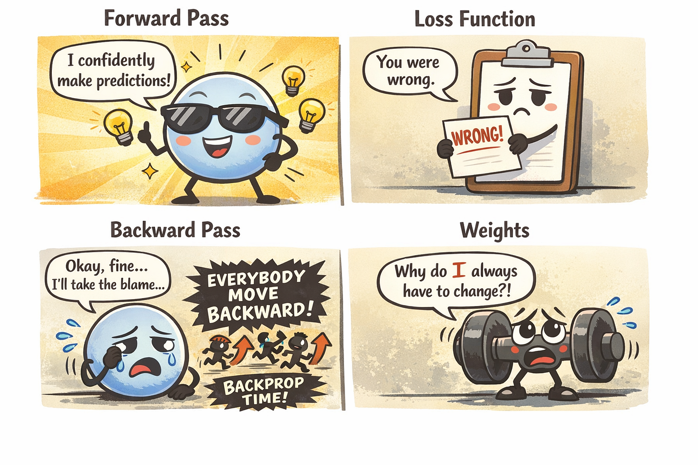 The Core Concept of Backpropagation