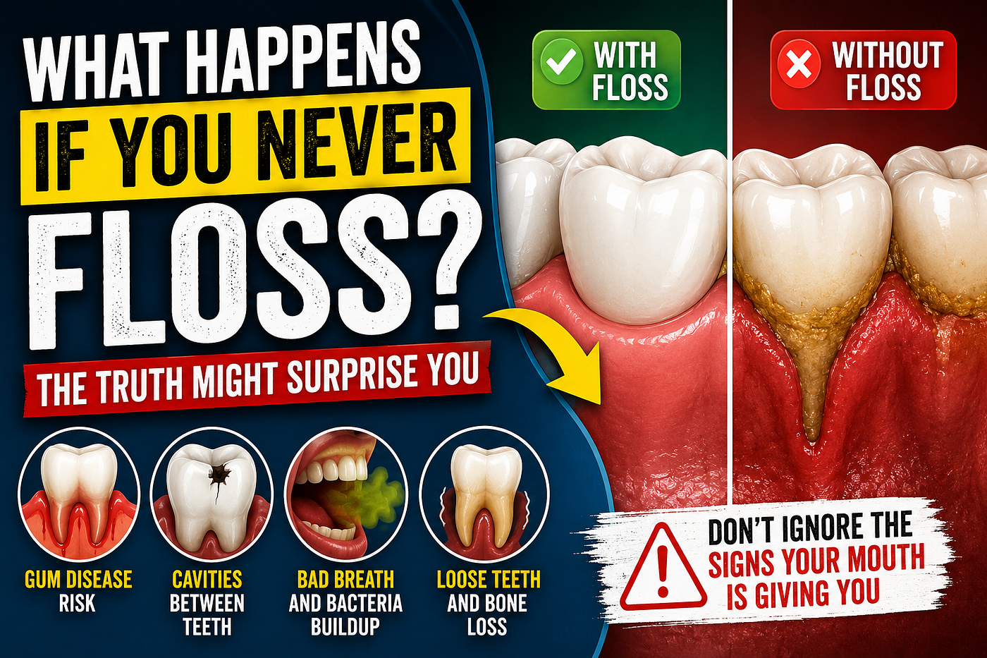 What Happens If You Never Floss? The Truth Might Surprise You