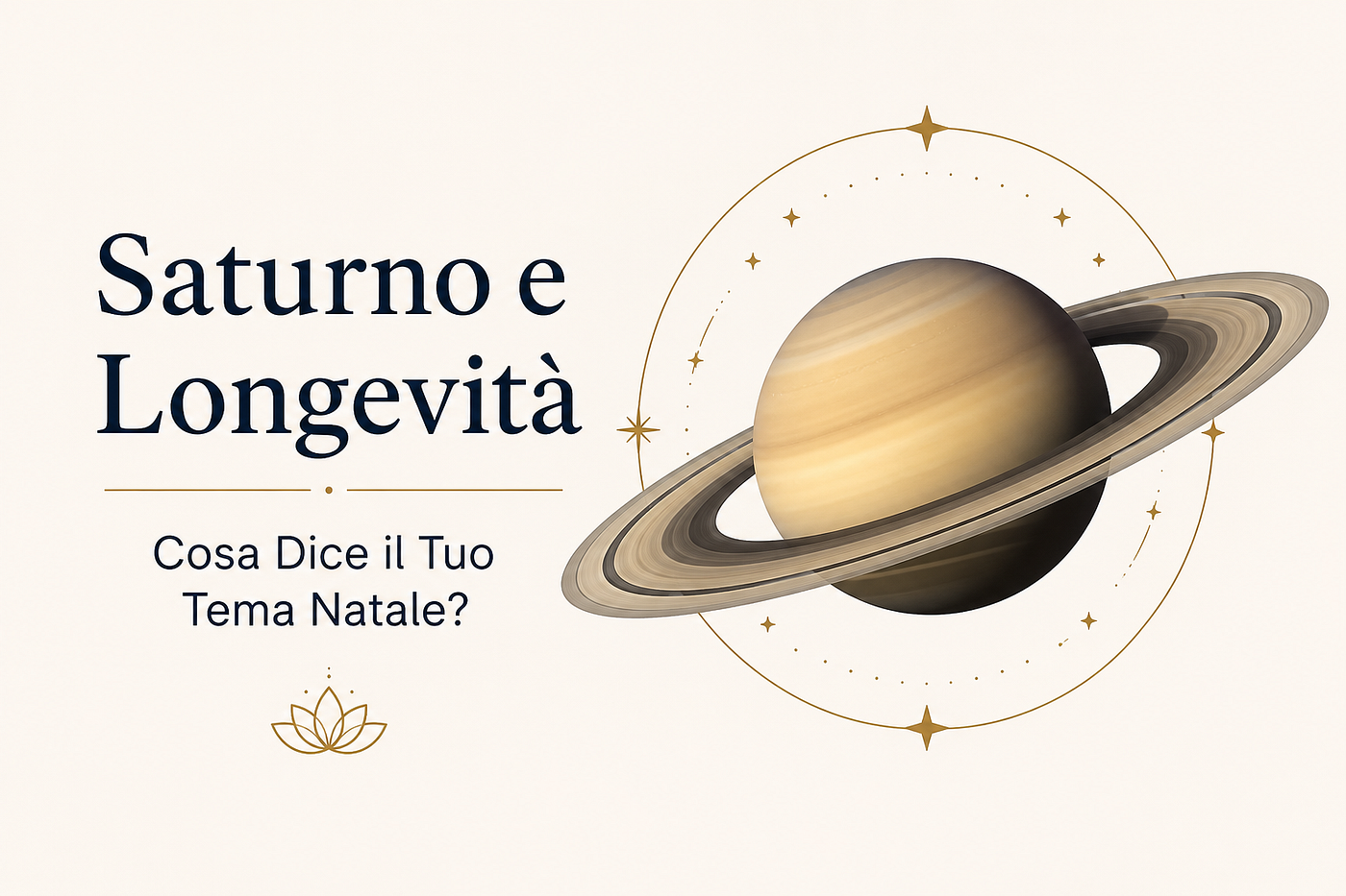 Saturno e Longevità: Cosa Dice il Tuo Tema Natale?