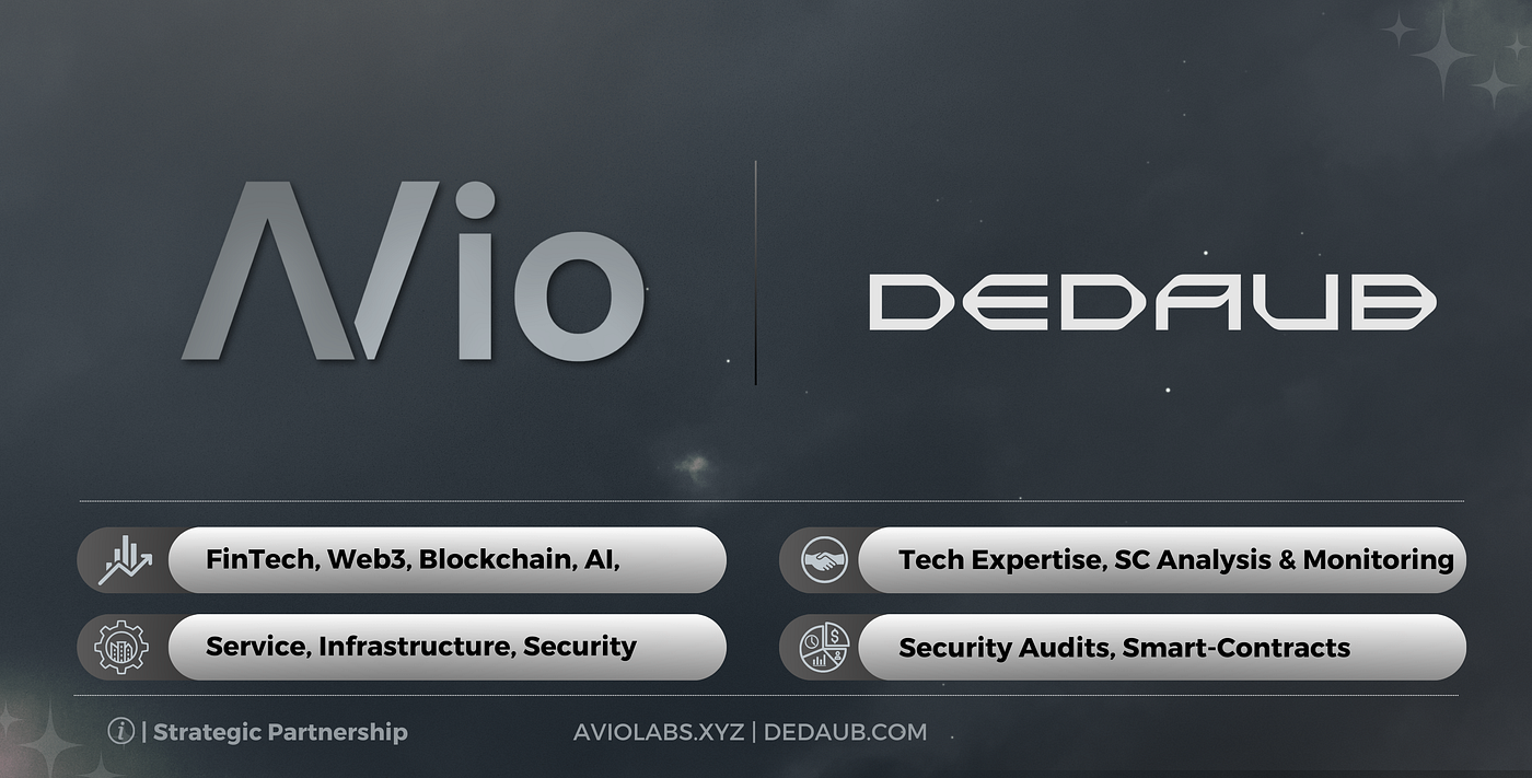 AVio and Dedaub Announce Strategic Partnership to Enhance Web3 Security and Infrastructure