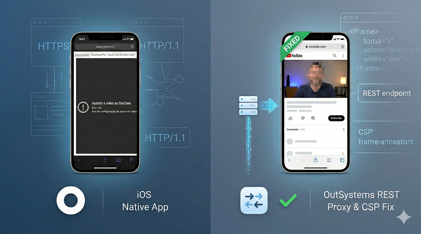 How I Fixed YouTube Embed Error 153 in OutSystems iOS Apps