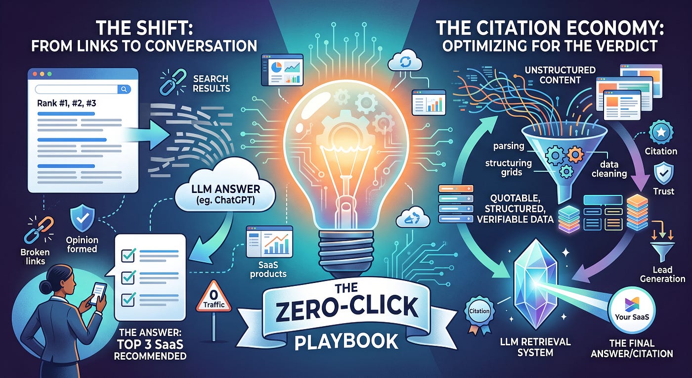 The Zero-Click Playbook: Get Your SaaS Cited in AI