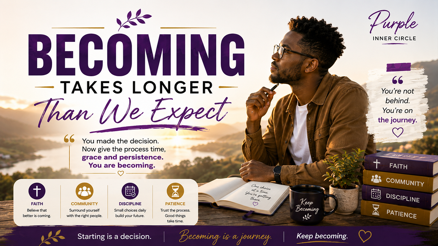 Becoming Takes Longer Than We Expect
