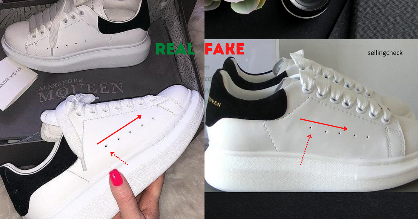 Real vs Fake: Alexander Mcqueen sneakers | by Selling Check | Medium
