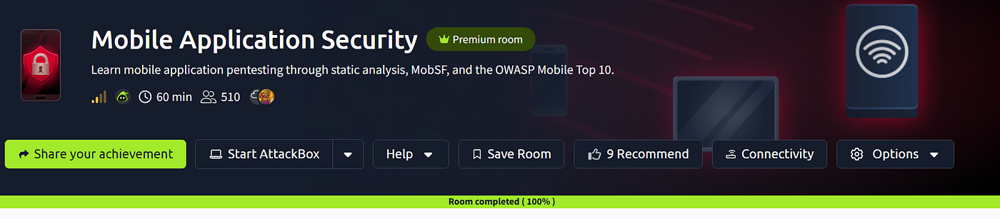 Mobile Application Security | TryHackMe | practical challenge