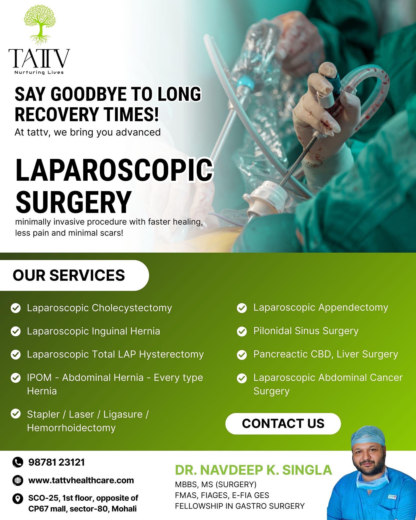 Best Laproscopic Surgeon in Mohali