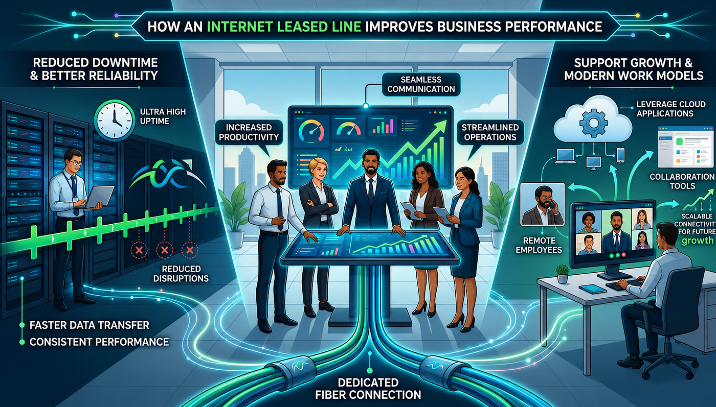 How an Internet Leased Line Service Provider Improves Business Performance