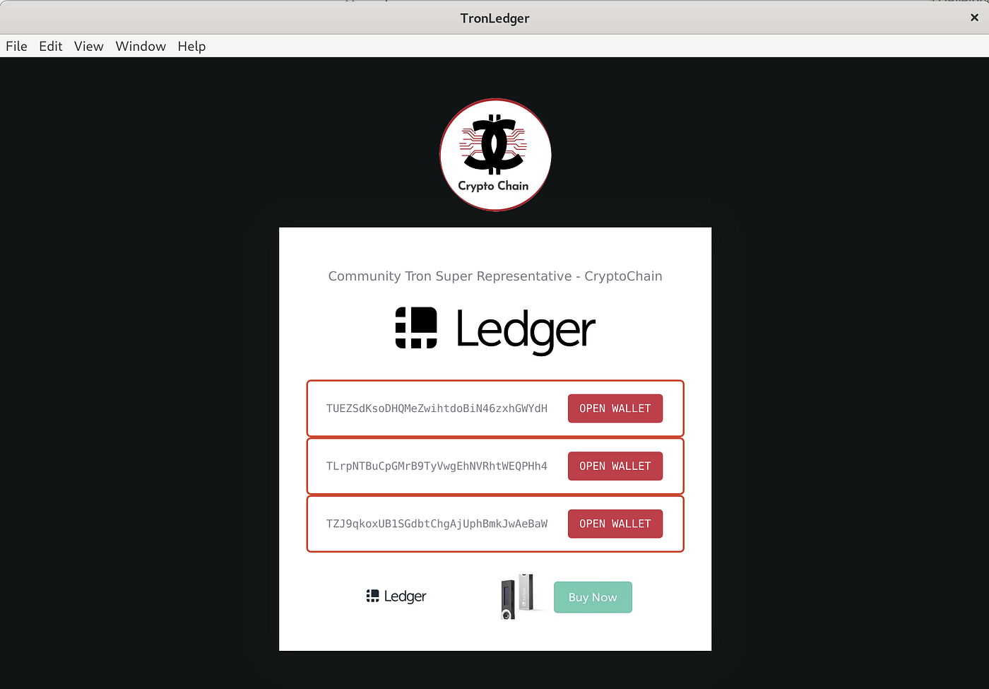 How to use your Ledger device with Tron(TRX) | by CryptoChain | Medium