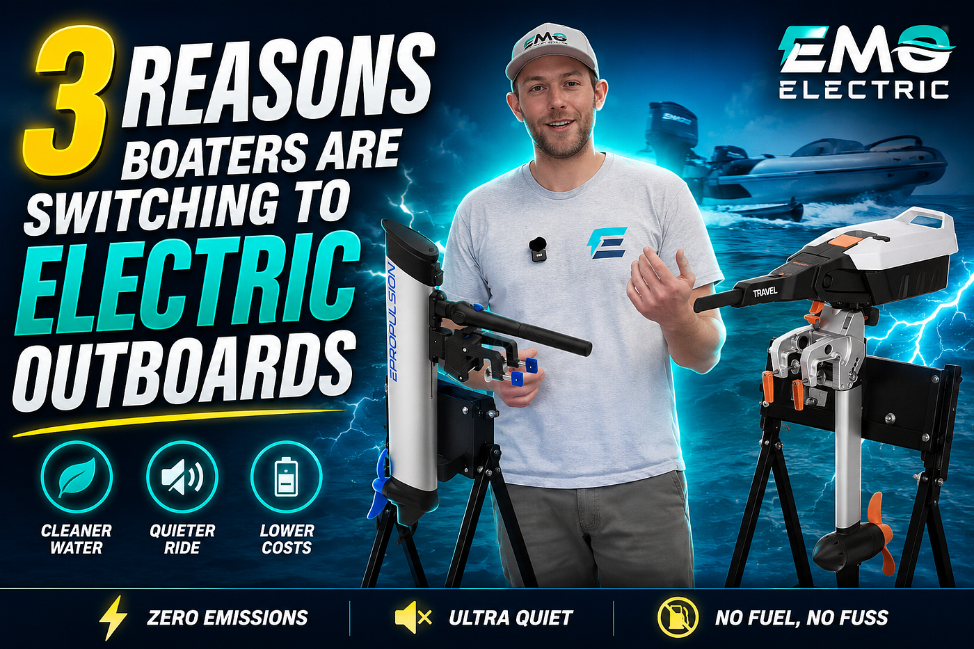 3 Reasons Boaters Are Switching to Electric Outboards