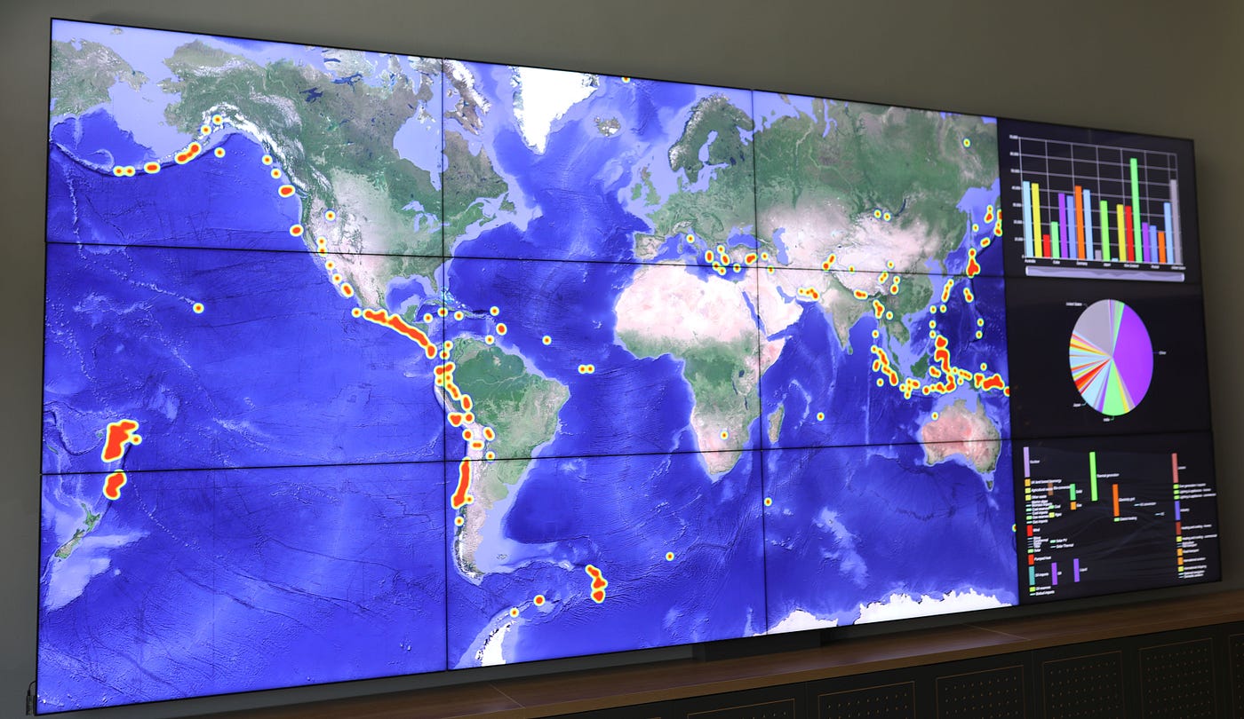 Geographic Information Systems (GIS) on Video Walls