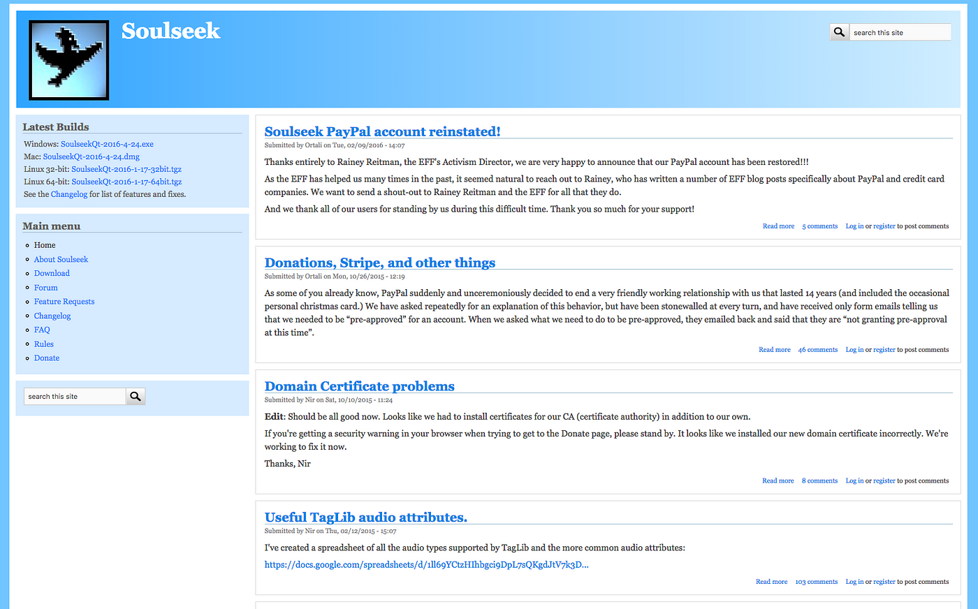 What is Soulseek?, Soulseek Downloads