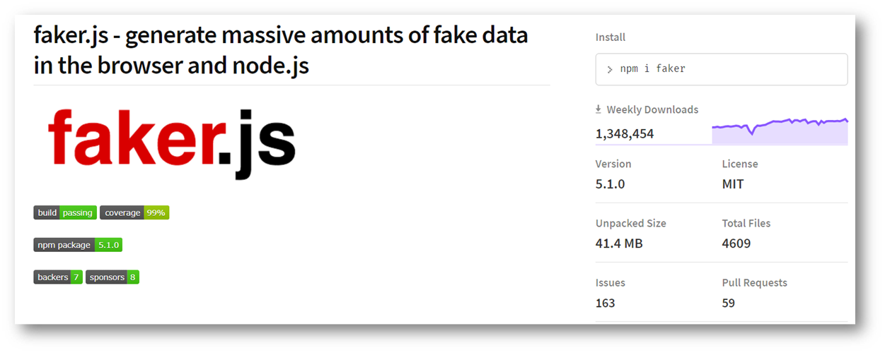 How to generate mock data with faker.js, by Lucas Jellema
