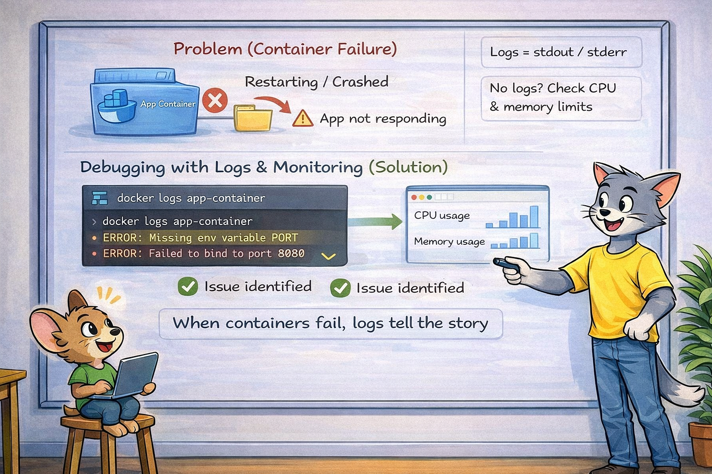 Docker Logs & Monitoring: How DevOps Engineers Debug Containers