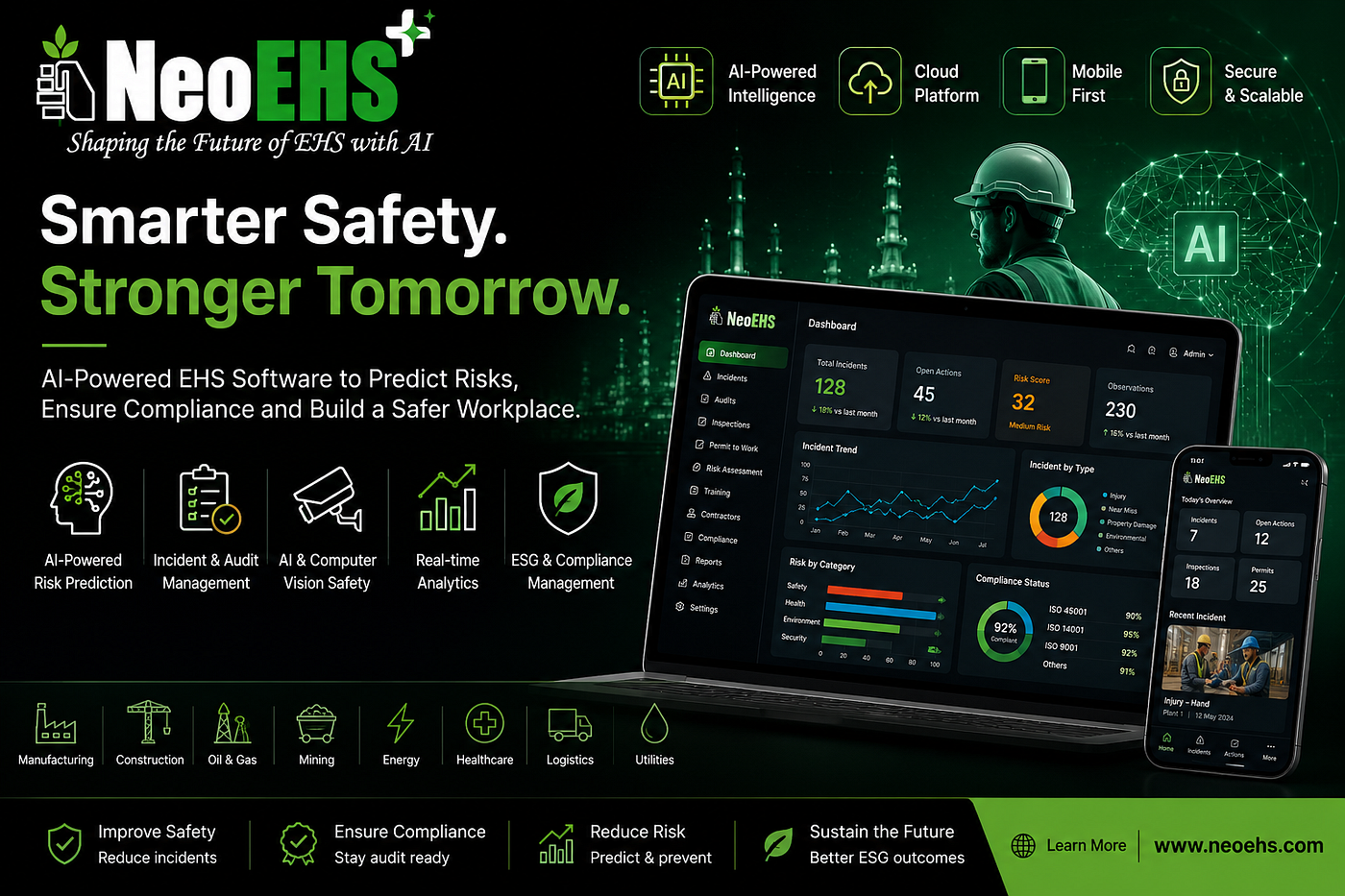 The Future of AI-Powered EHS Software: Transforming Workplace Safety with Artificial Intelligence
