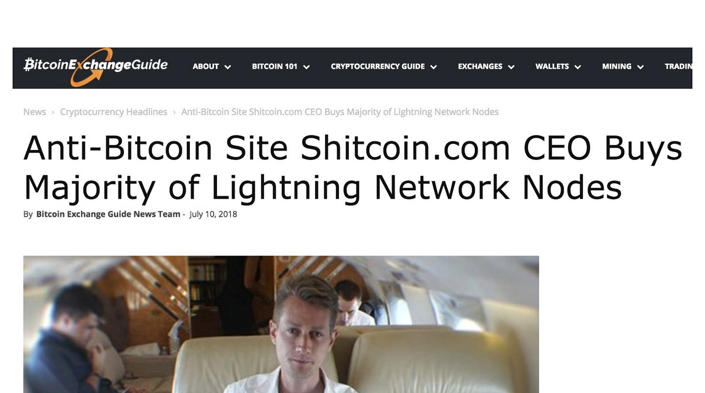 Bitcoin Lightning Network #2: We must first become the Lightning Network |  by Andreas Brekken | Shitcoin.com | Medium