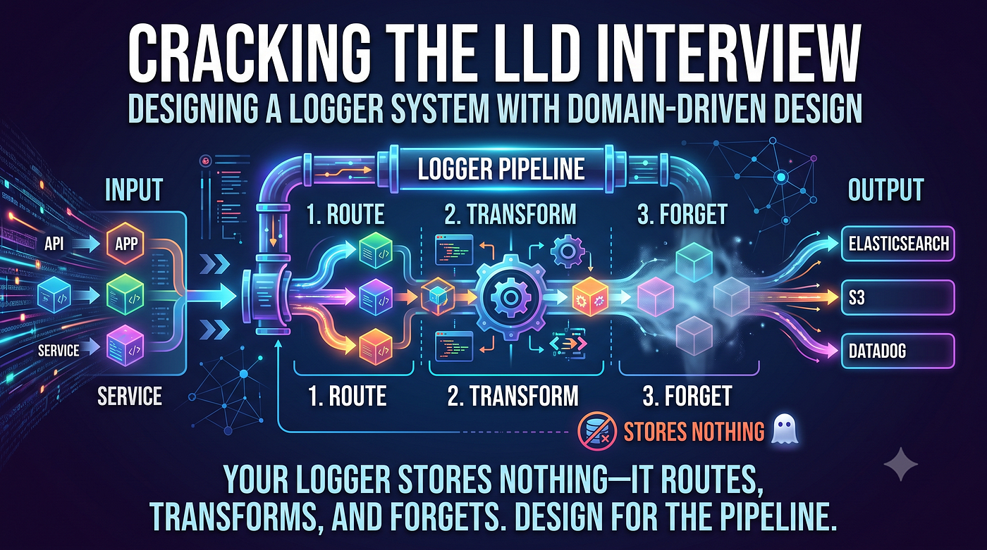 Cracking the LLD Interview: Designing a Logger System with Domain-Driven Design