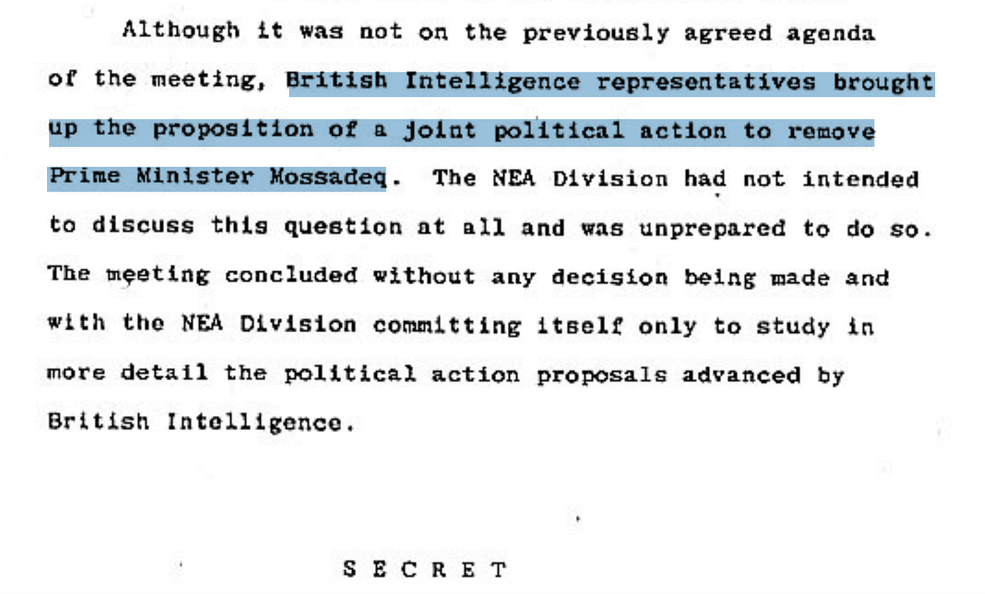 CIA Records, CIA Internal Histories Document 1 (Cover Sheet, Summary, I, II, III, IV, V, VI, VII, VIII, IX, X, Appendix A, Appendix B, Appendix C, Appendix D, Appendix E): CIA, Clandestine Services History, Overthrow of Premier Mossadeq of Iran: November 1952 — August 1953, Dr. Donald N. Wilber, March 1954