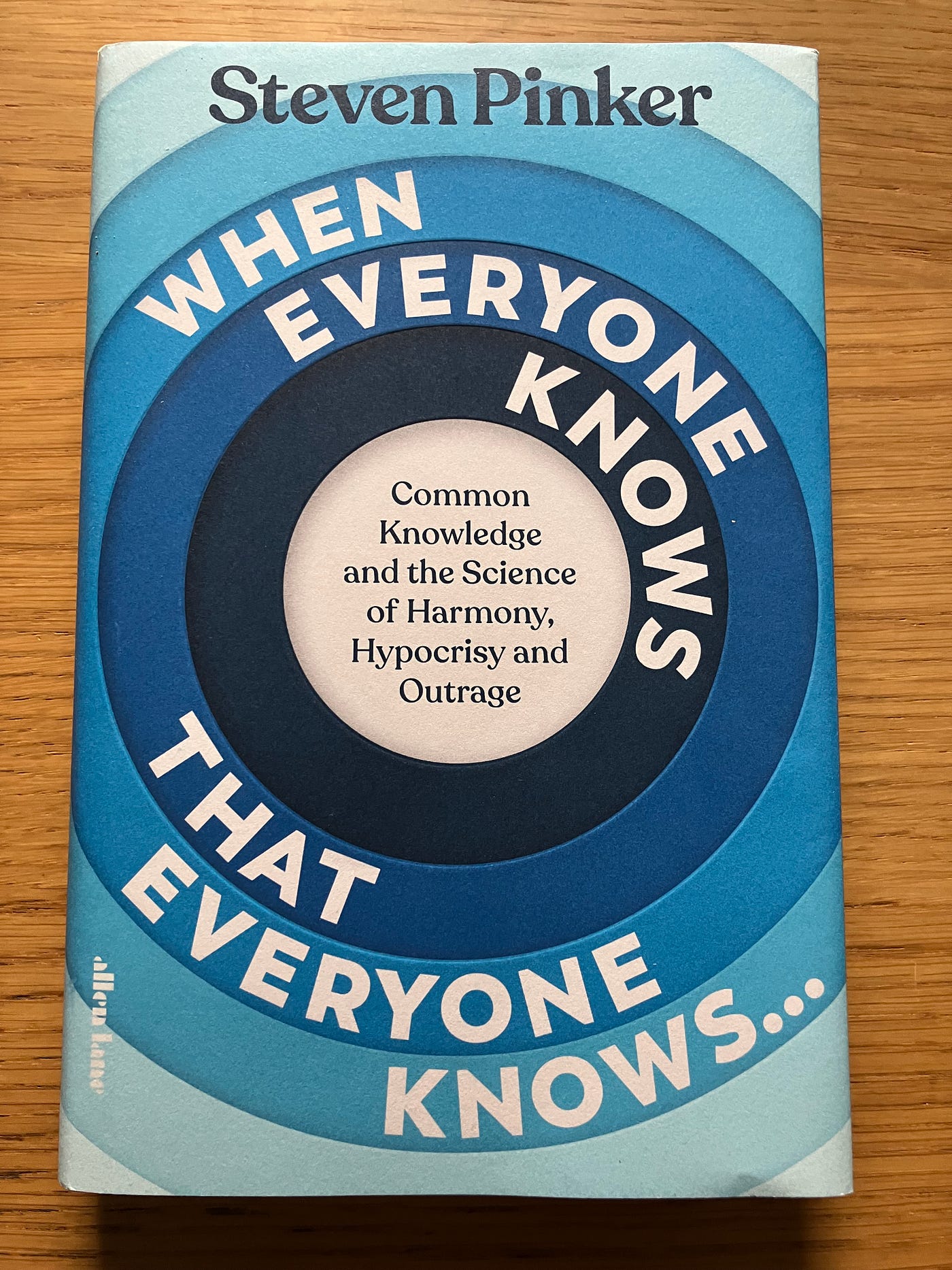 2026 Thumbnail Review #8 When Everyone Knows That Everyone Knows… by Steven Pinker