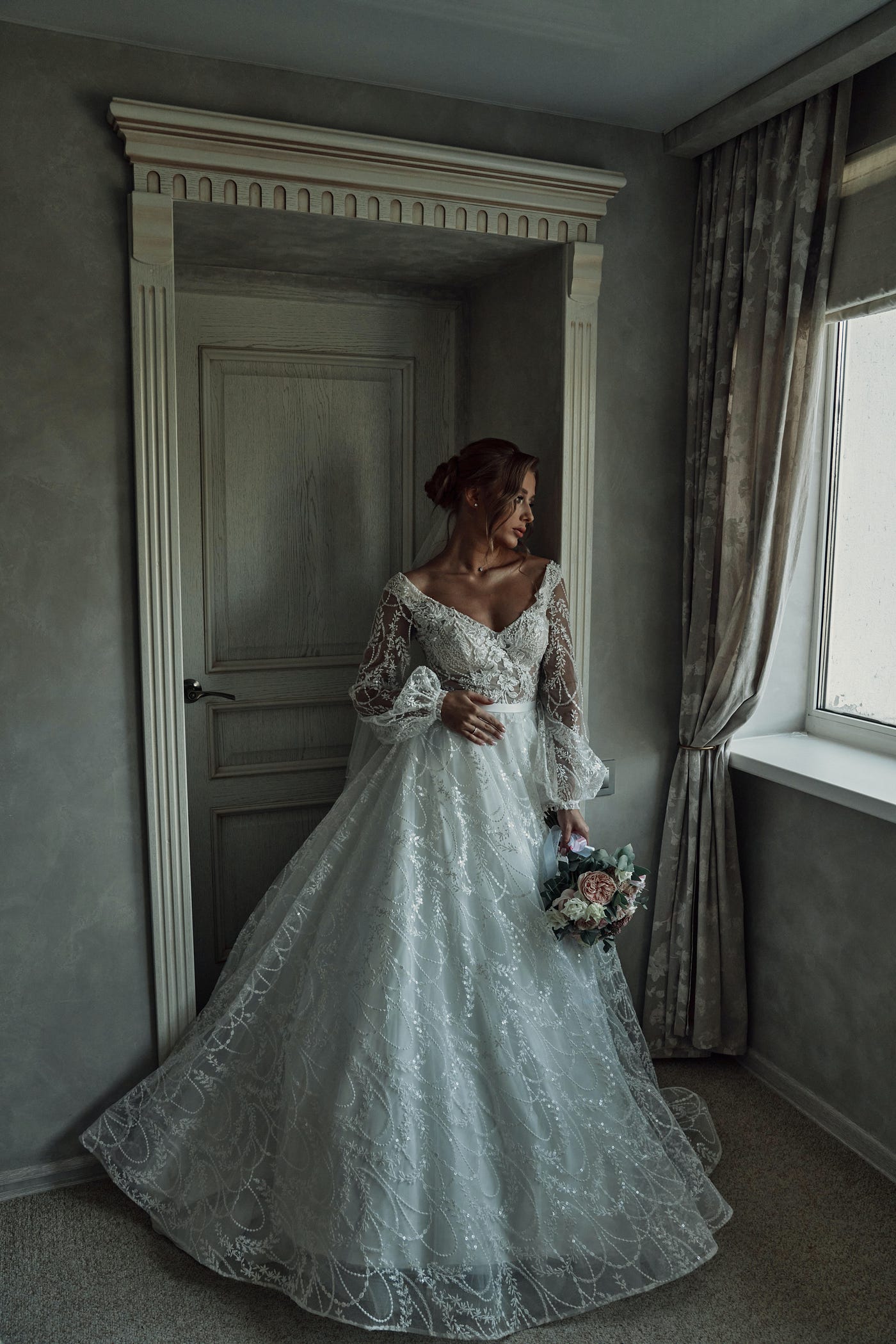 princess polly baby blue dress Ida Ines Di Santo Wedding Dress Available for Off the Rack main image 1