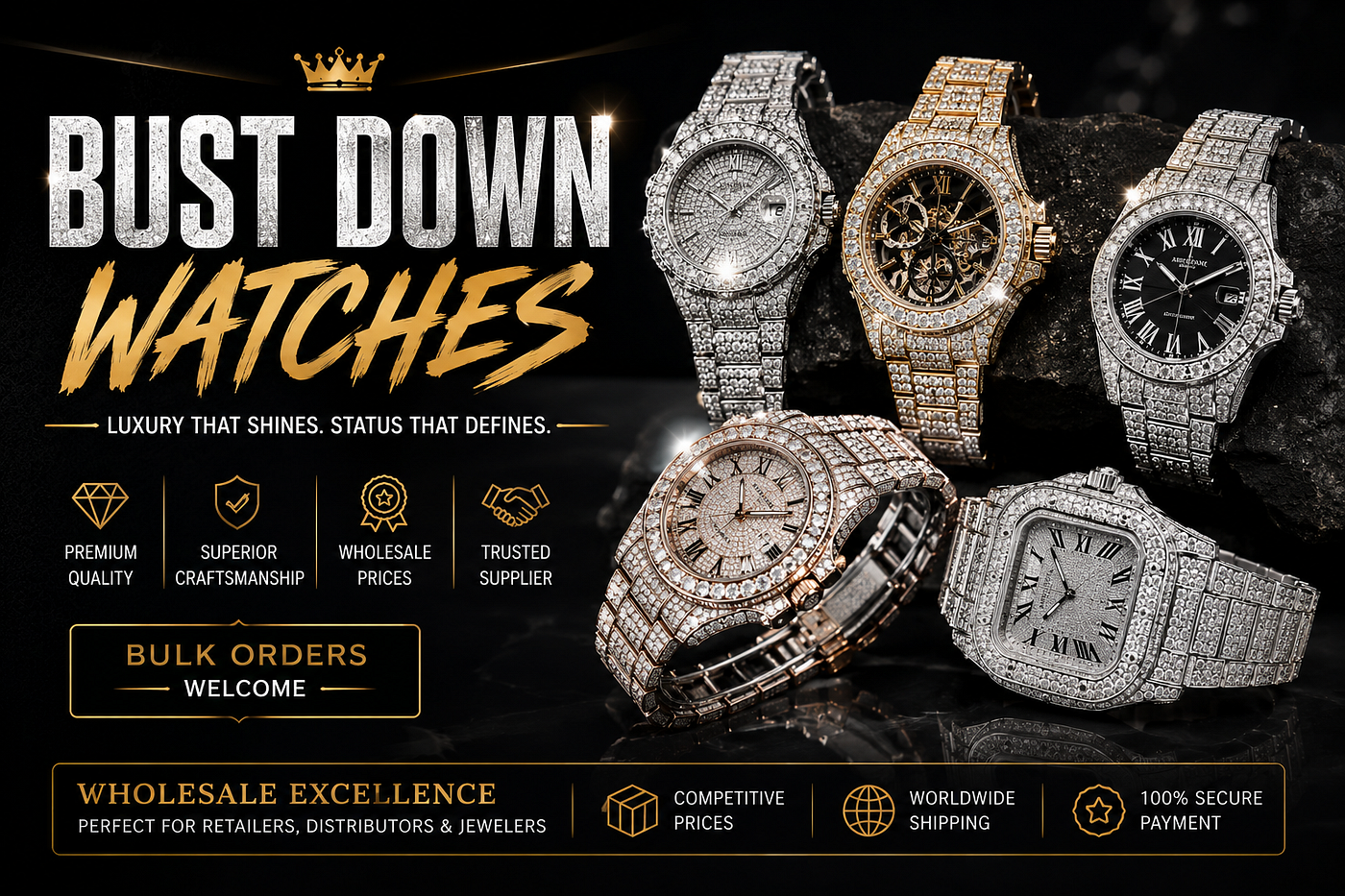 Bust Down Watches: The Complete Guide to Moissanite Iced-Out Timepieces in 2026