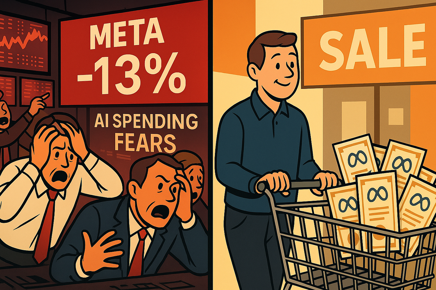 When Meta Falls 13%: The AI Spending Panic That’s Missing the Point