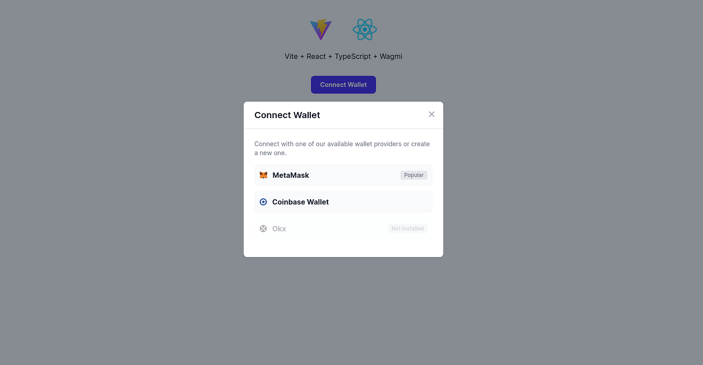 Integrate Custom Wallets into the dApp using Wagmi | Medium