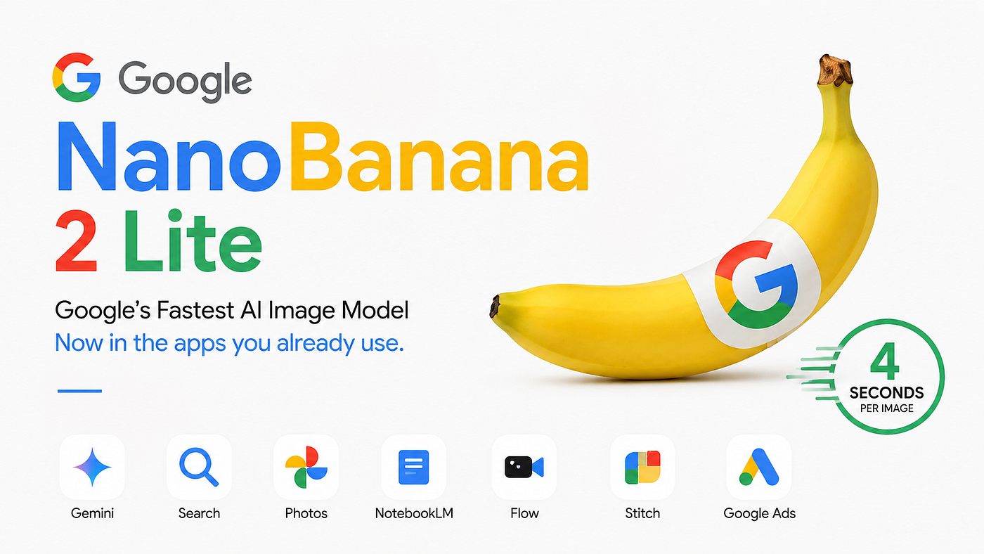 Google’s Fastest AI Image Model Just Landed Inside Apps You Already Have Open