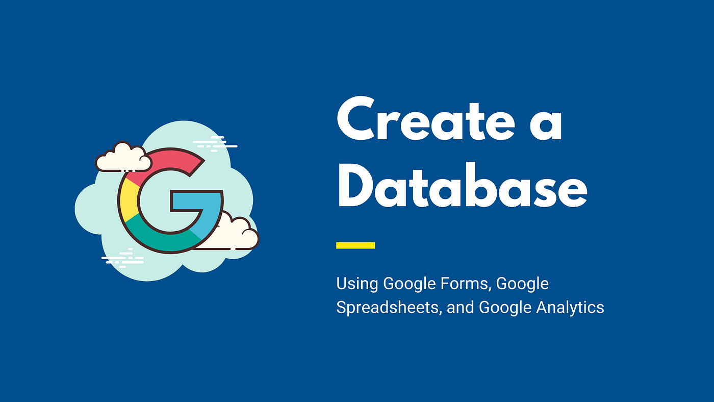 Can I create a database using Google?