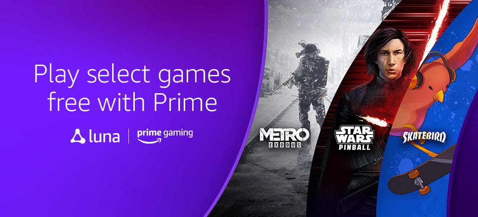 Prime Gaming is offering a large selection of free games in October