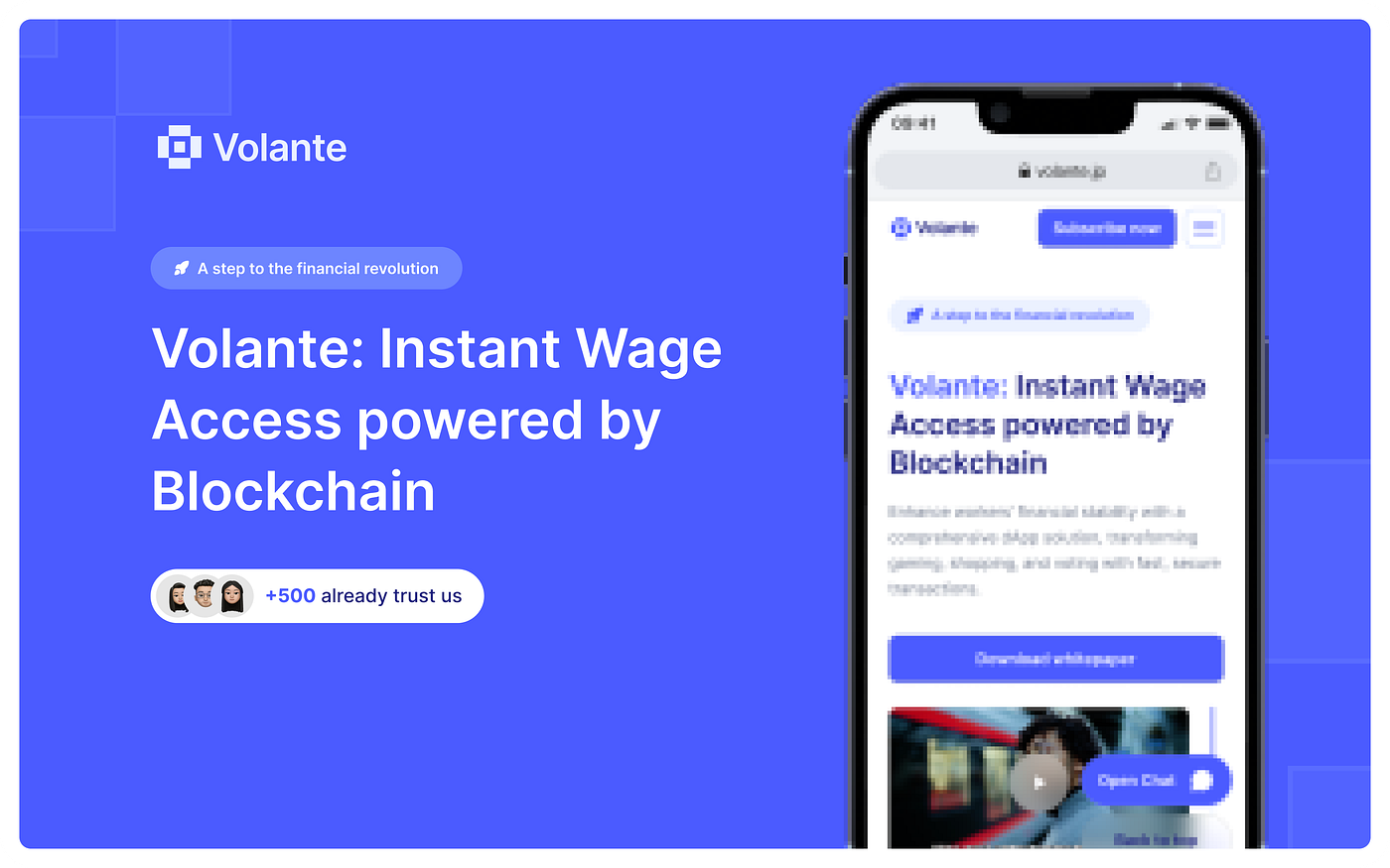 VolanteChain: 給与即時アクセスとブロックチェーンが生み出す新たな金融革命