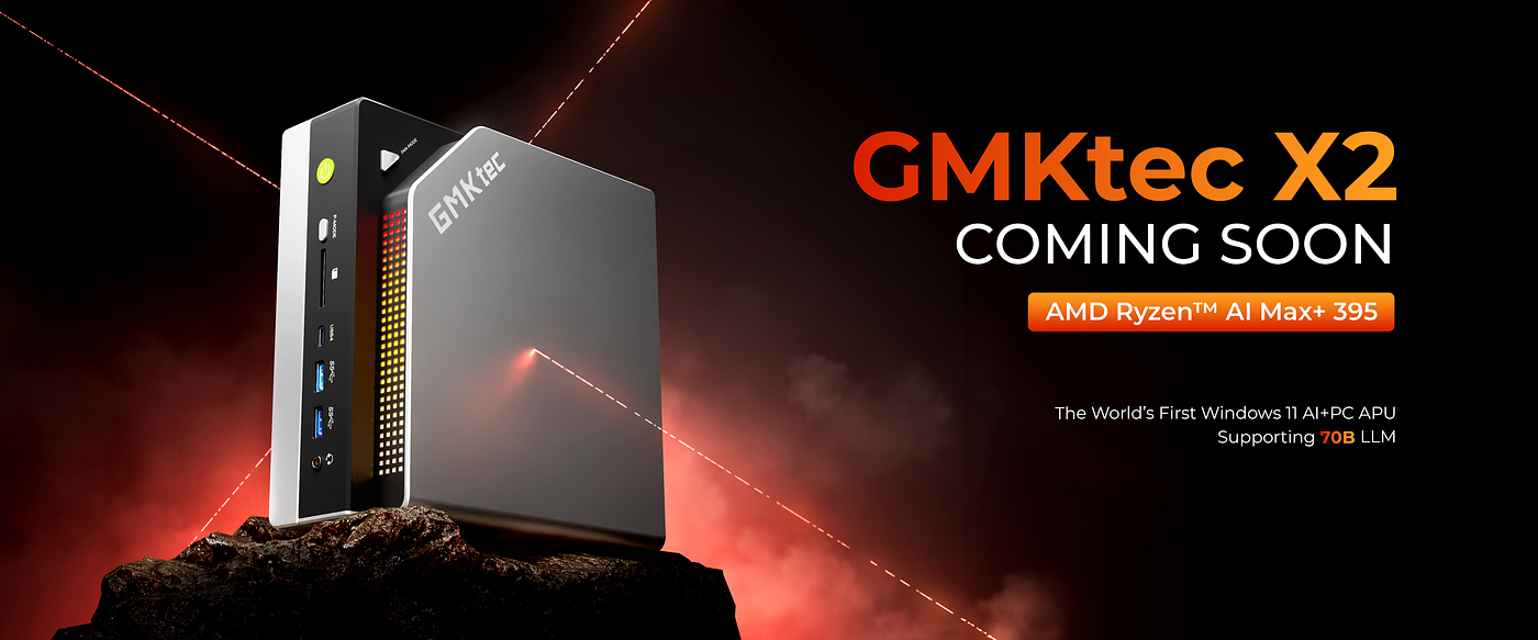 🔥 GMKtec EVO-X2 in Arrivo: Il Primo Mini PC AI+ al Mondo con Supporto per LLM da 70B
