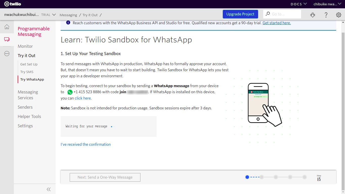 Build an Incident Alert Bot with Twilio WhatsApp, Winston and Node.js