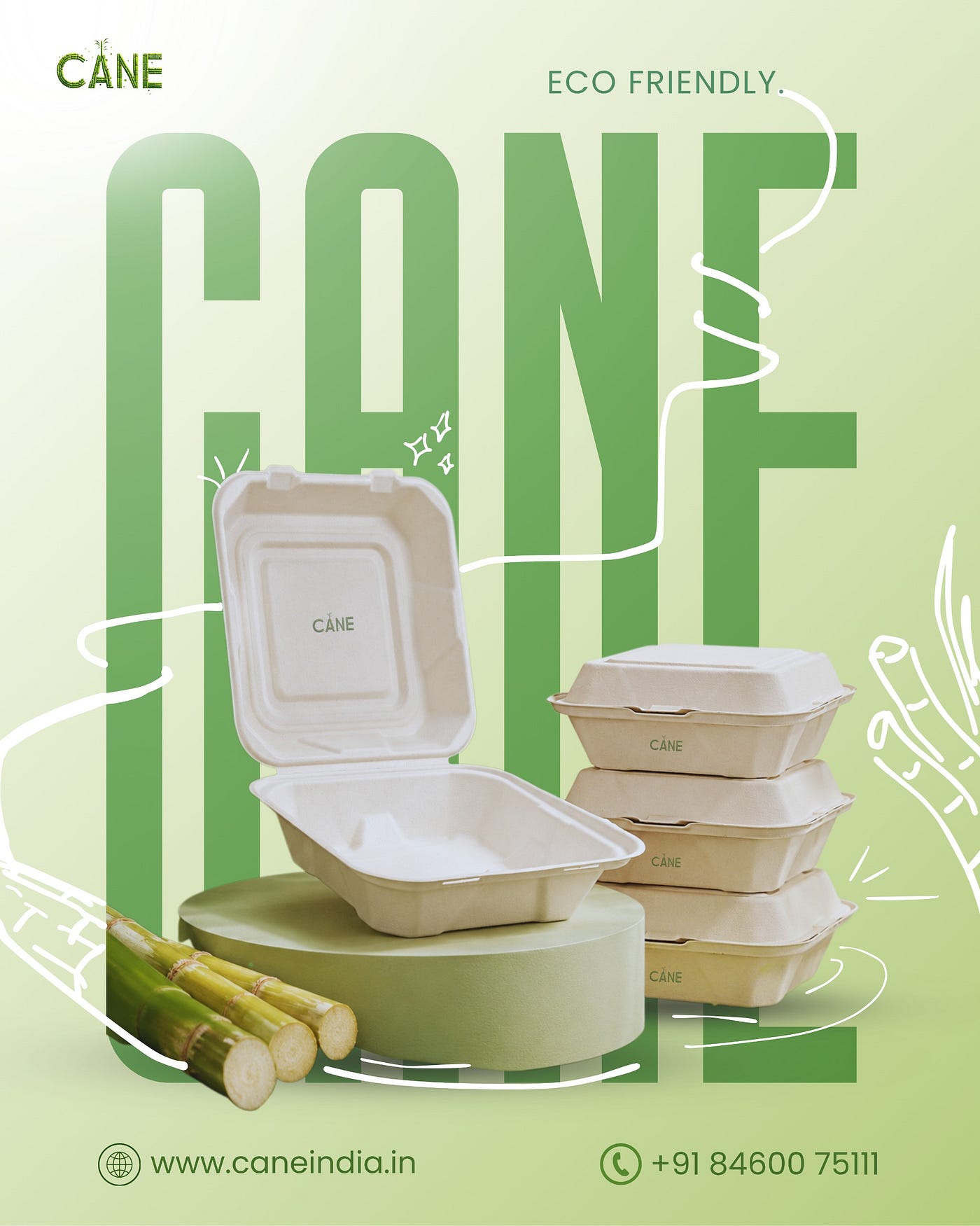 CANE — Biodegradable & Compostable Eco-friendly Products Manufacturer and Exporter.