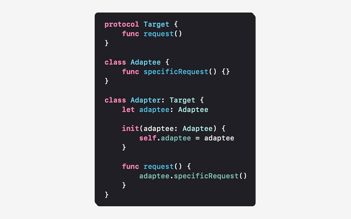 Adapter' Pattern in Swift. Definition | by Romain Brunie | Level Up Coding