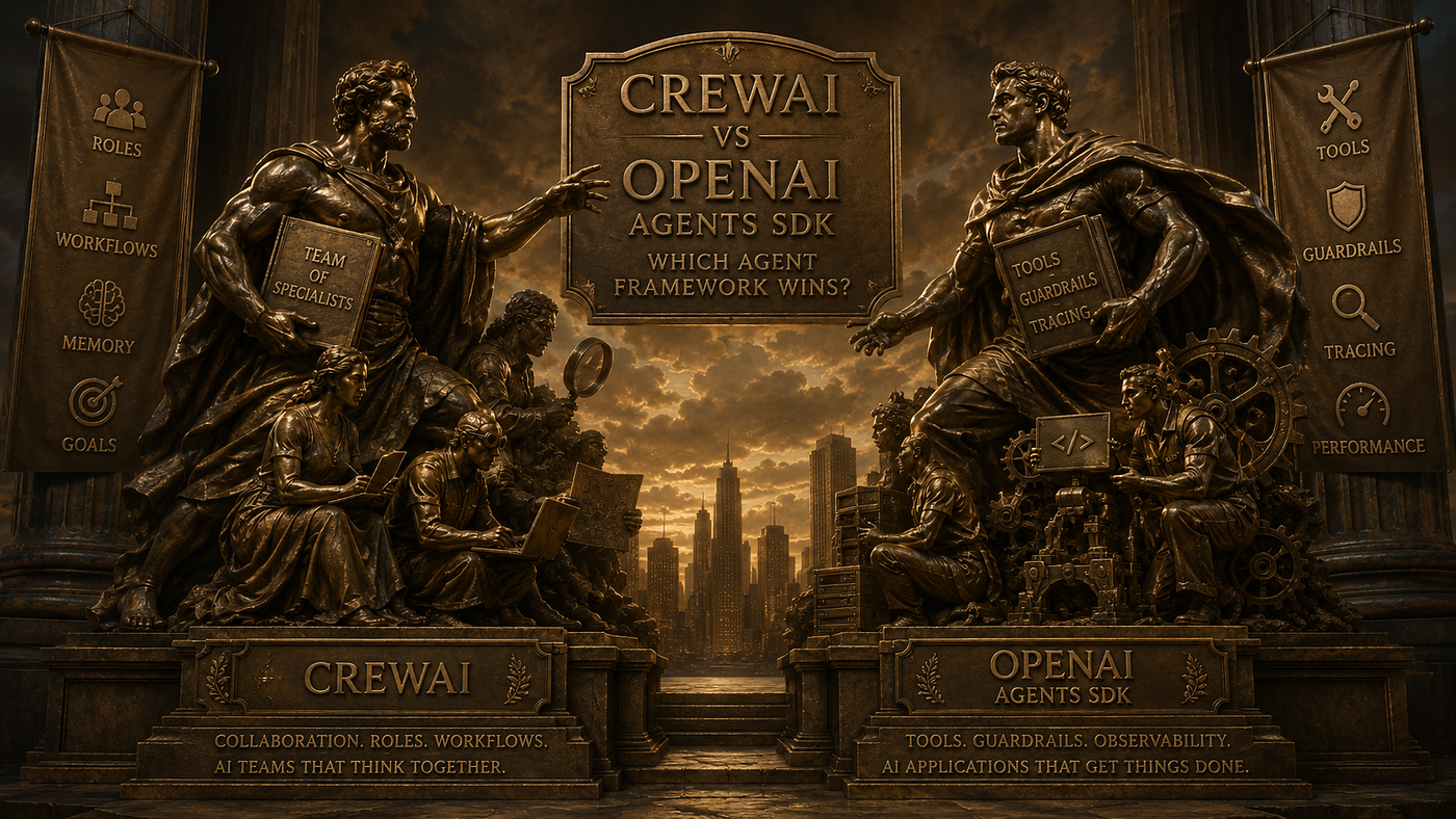 CrewAI vs OpenAI Agents SDK: Which Agent Framework Wins?