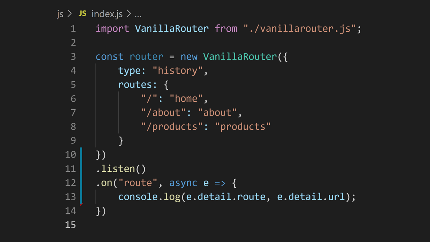 A SPA/PWA Router in Pure Vanilla ES6 JavaScript | by Marc van Neerven |  JavaScript in Plain English