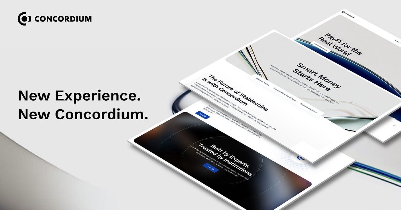 The New Concordium Website — A Reflection of Our Evolving Strategy | by  Concordium | Medium