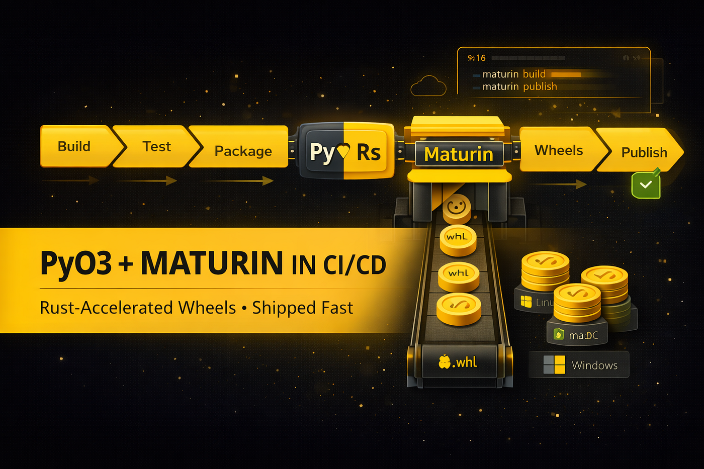 Python PyO3 + Maturin Pipelines: Shipping Rust-Accelerated Wheels in CI/CD