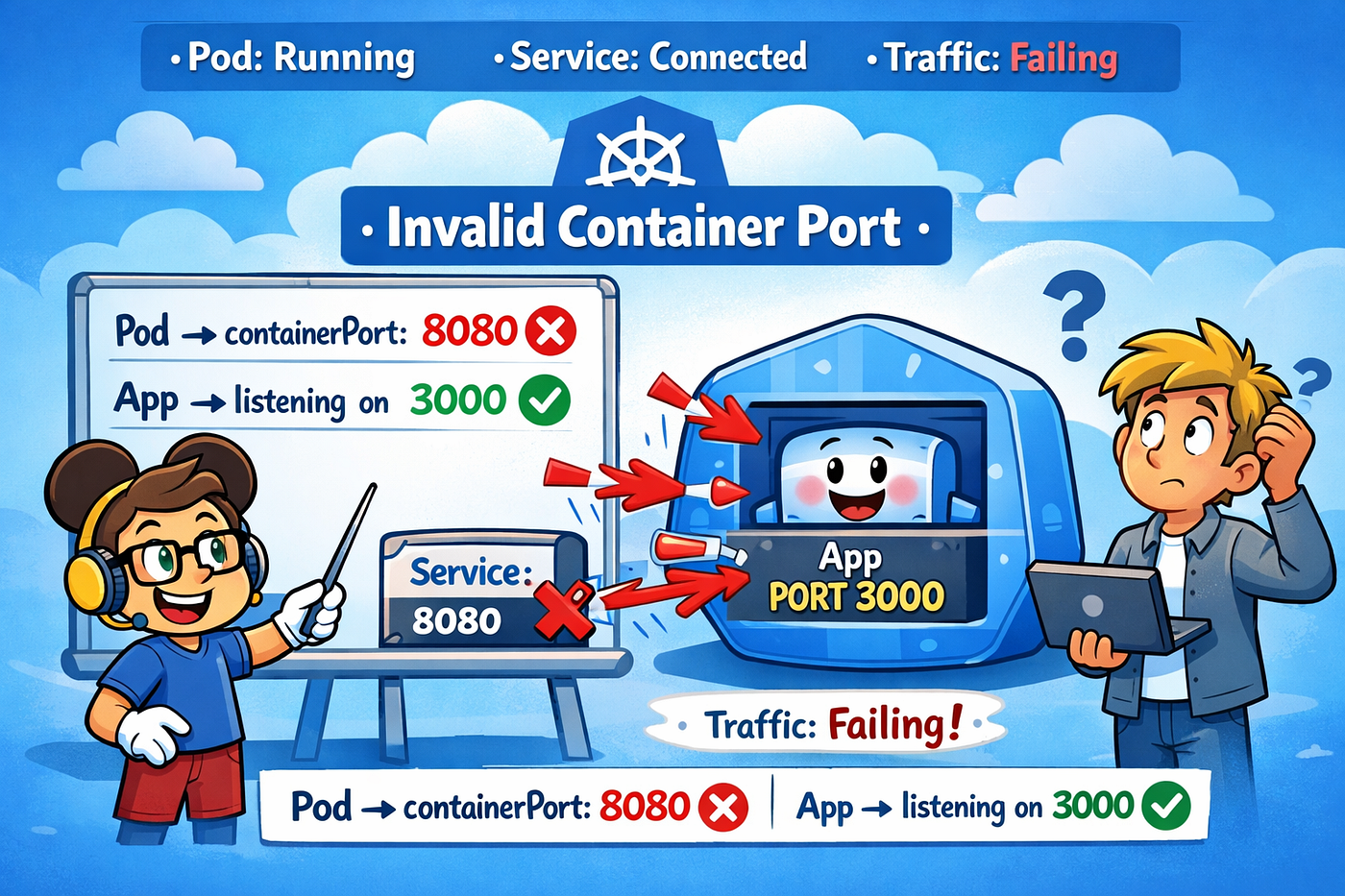 Day 19 : Invalid Container Port