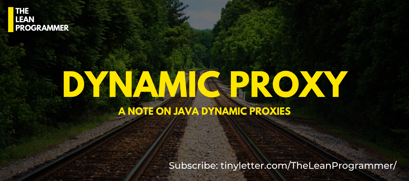 A Note on Java Dynamic Proxies
