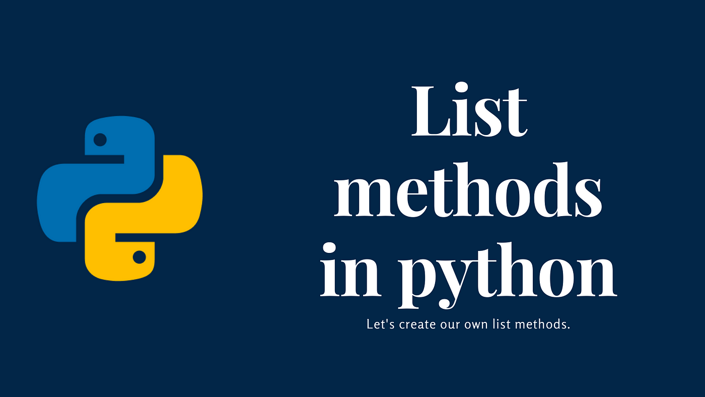 Python List Methods