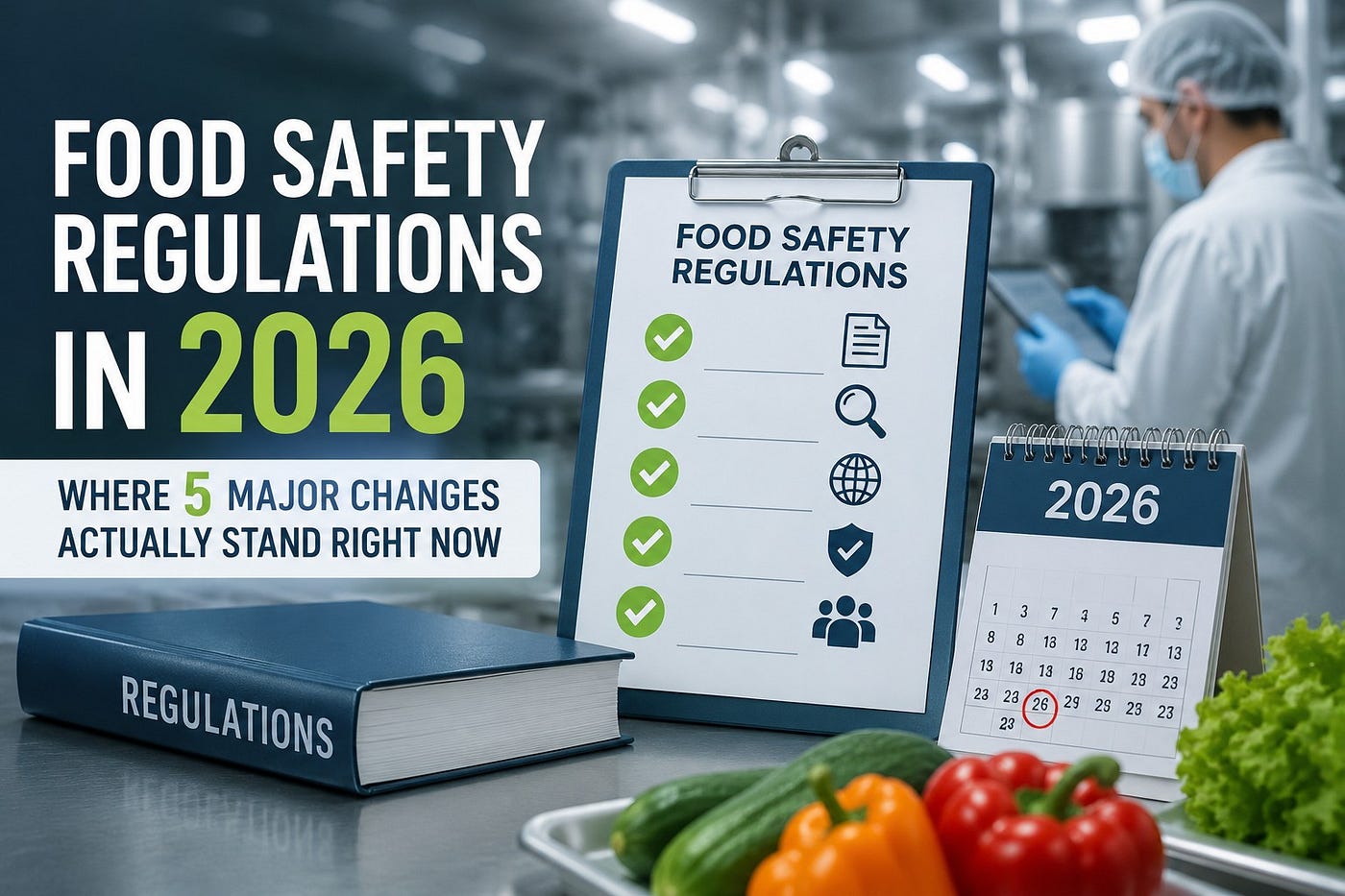 Food Safety Regulations in 2026: Where 5 Major Changes Actually Stand Right Now