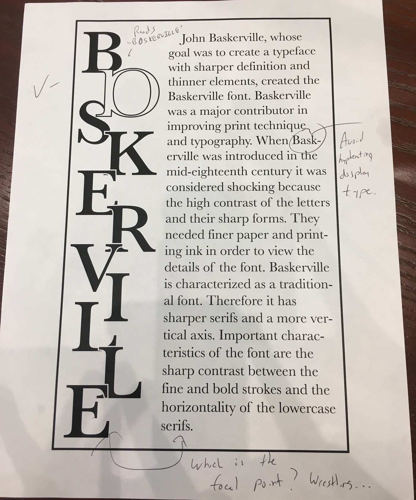Baskerville Font Case Study. Setup: | by Grace Gibson | Medium
