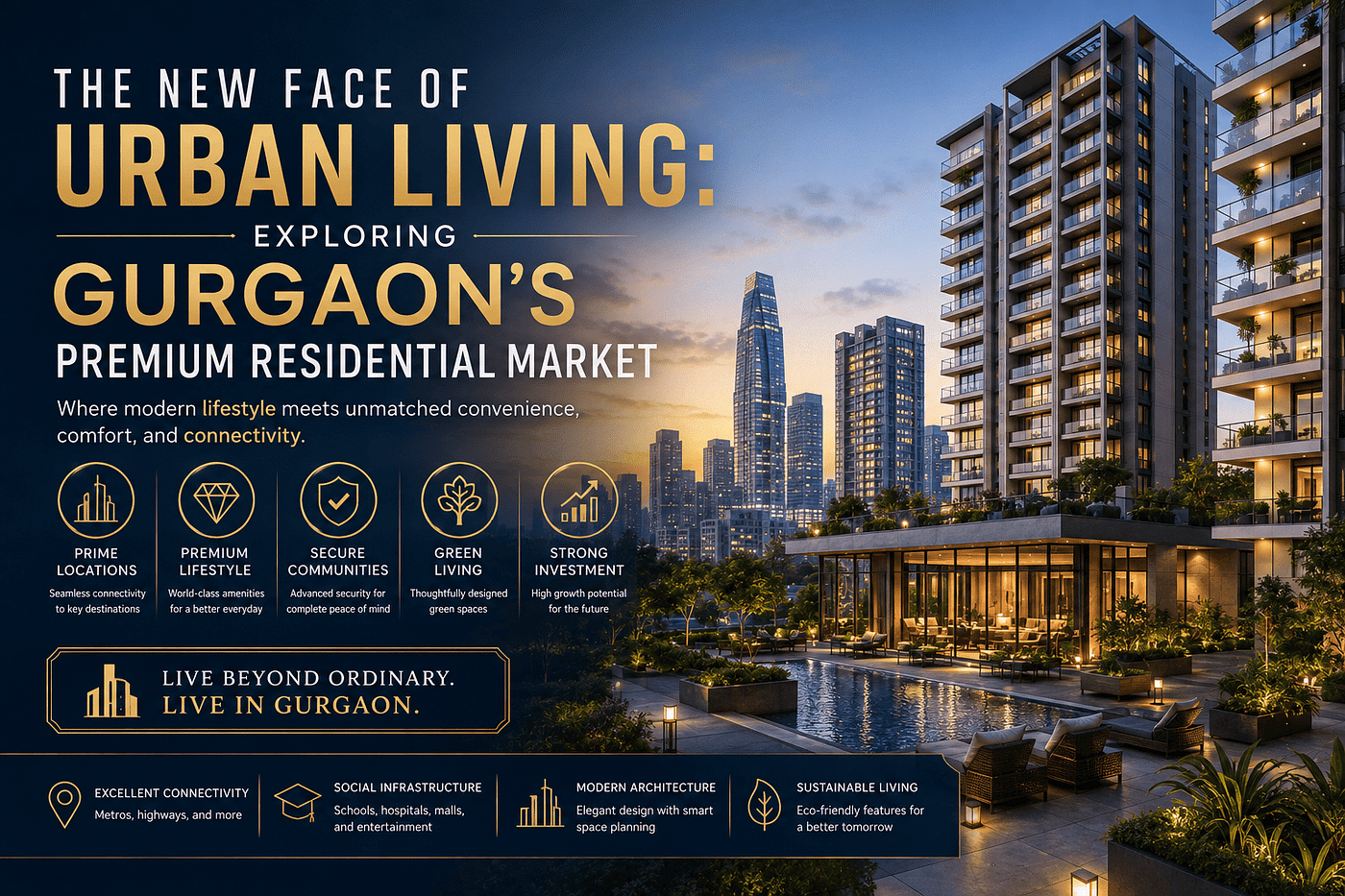The New Face of Urban Living: Exploring Gurgaon’s Premium Residential Market