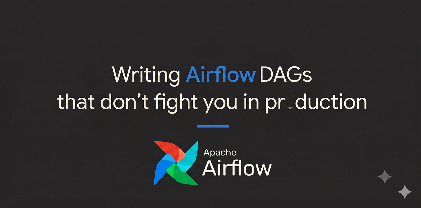 Writing Airflow DAGs that don’t fight you in production