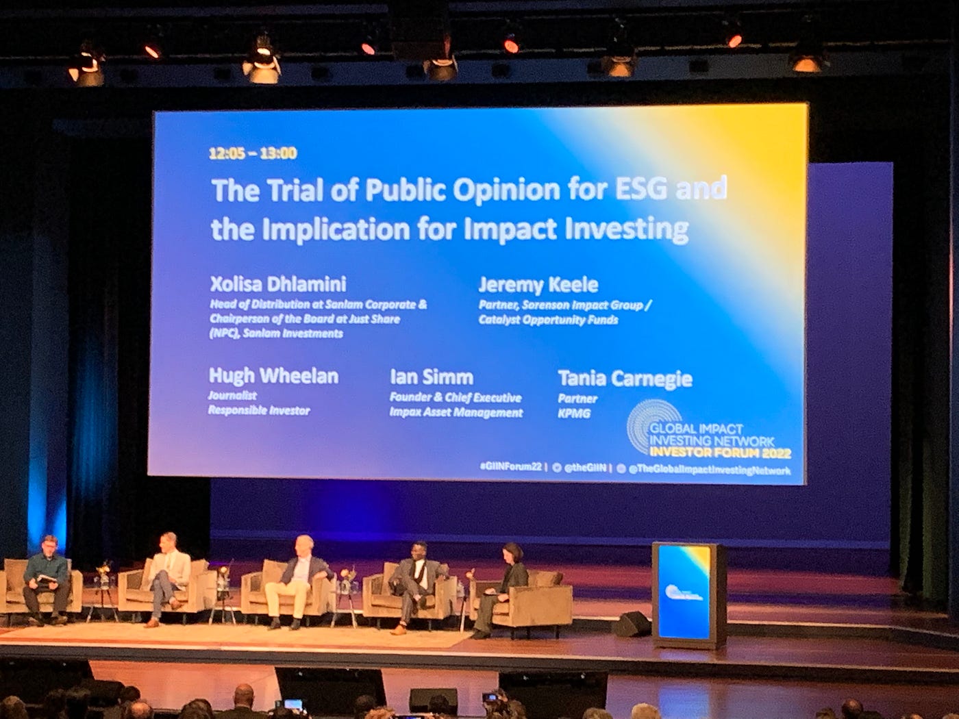 Global Impact Investing Network Investor Forum 2022