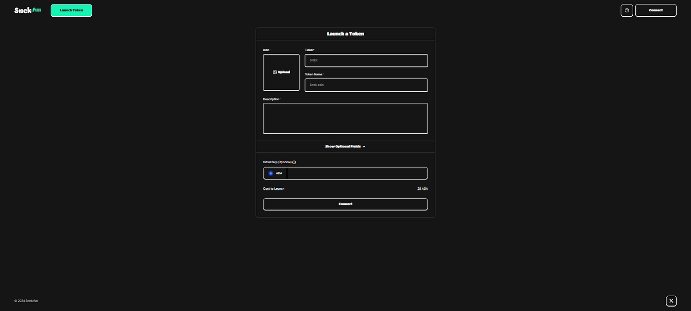 Snek.Fun Launches on Cardano. 9/6/2024 | by Tap In With TapTools | Tap In  With TapTools | Medium