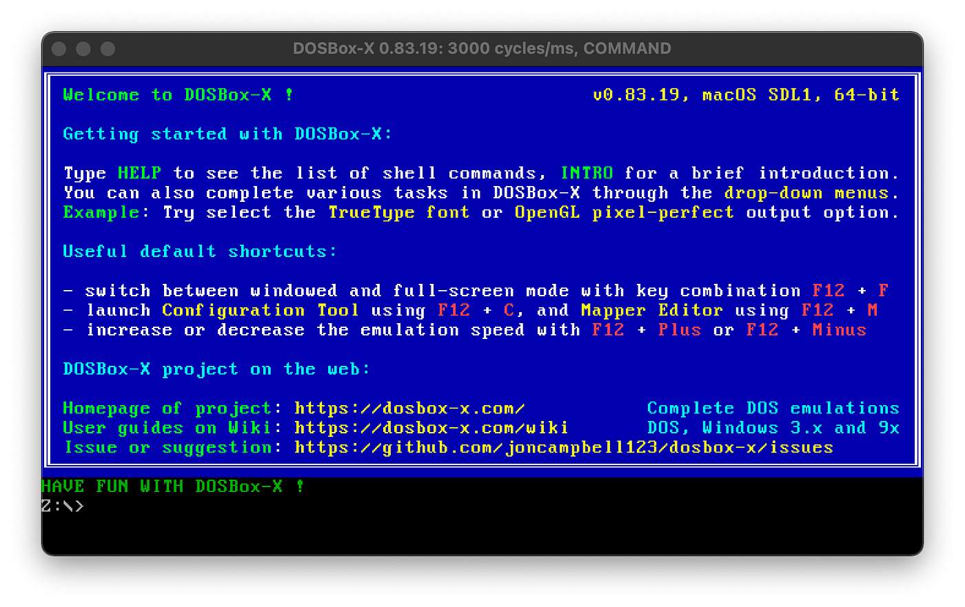 Download and Play MS-DOS games via DOSBox games emulator 